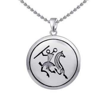Viking Warrior Sterling Silver Pendant TPD1128 - Jewelry